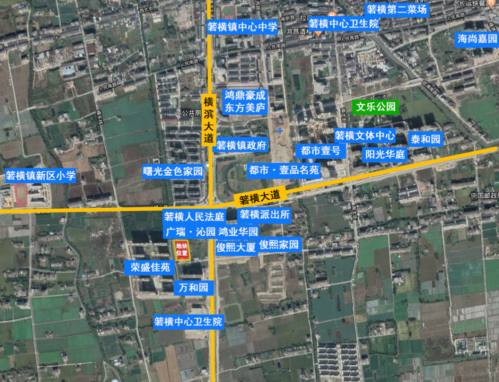 1280万元成交广瑞竞得温岭市箬横镇人民法院附近商住地块