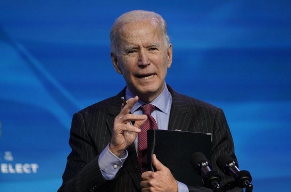 美国当选总统拜登公布1.9万亿美元经济刺激计划