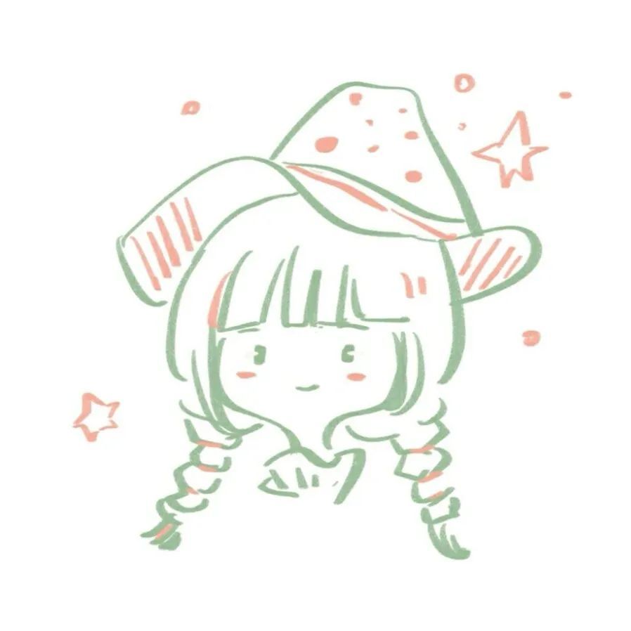 每天学一幅简笔画-超萌简笔画女生头像 想让每个平凡的日子里溢出欢喜