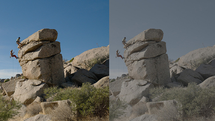 arri的log c效果对比