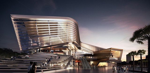 速围观十字门华发商都以丰富的建筑形态缔造新一代消费秀场