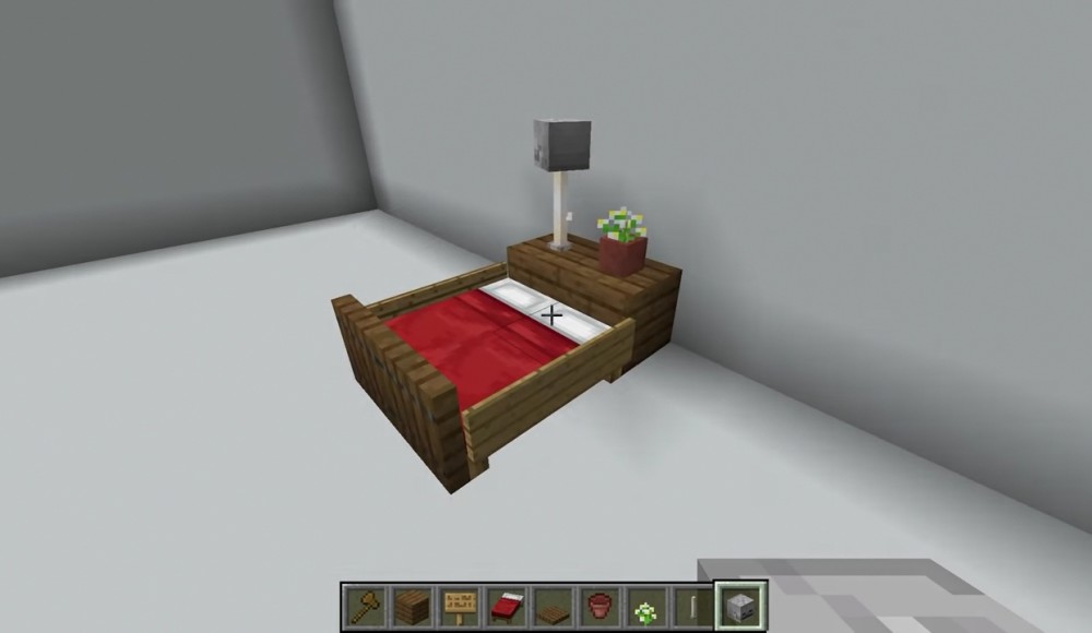 我的世界:用床装饰房屋?