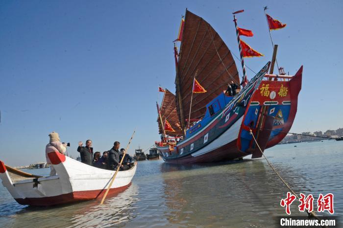 福建泉港福船试航