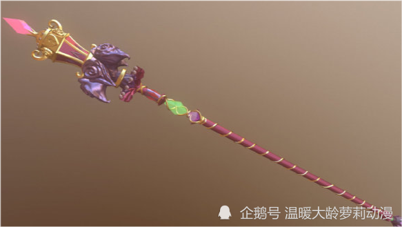 叶罗丽:粉丝自制灵公主法杖,效果图太赞,细节满满