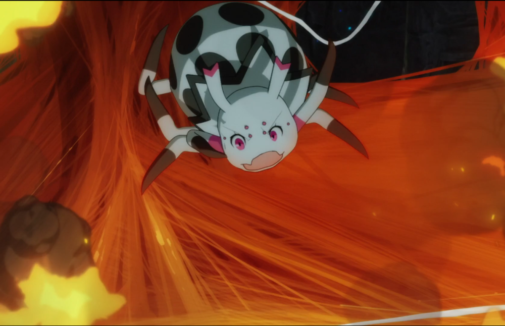 蜘蛛子造个房子容易吗就这么给老娘烧了