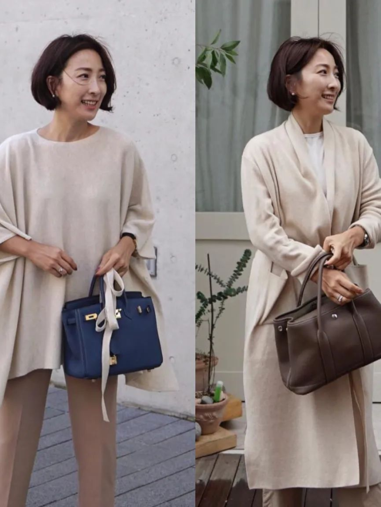 一位韩国大妈的穿搭火了简单日常50岁穿出30岁的感觉