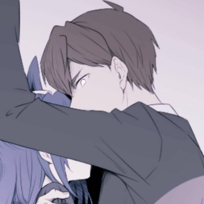 甜丧低糖动漫情侣头像不偏不倚刚好是你