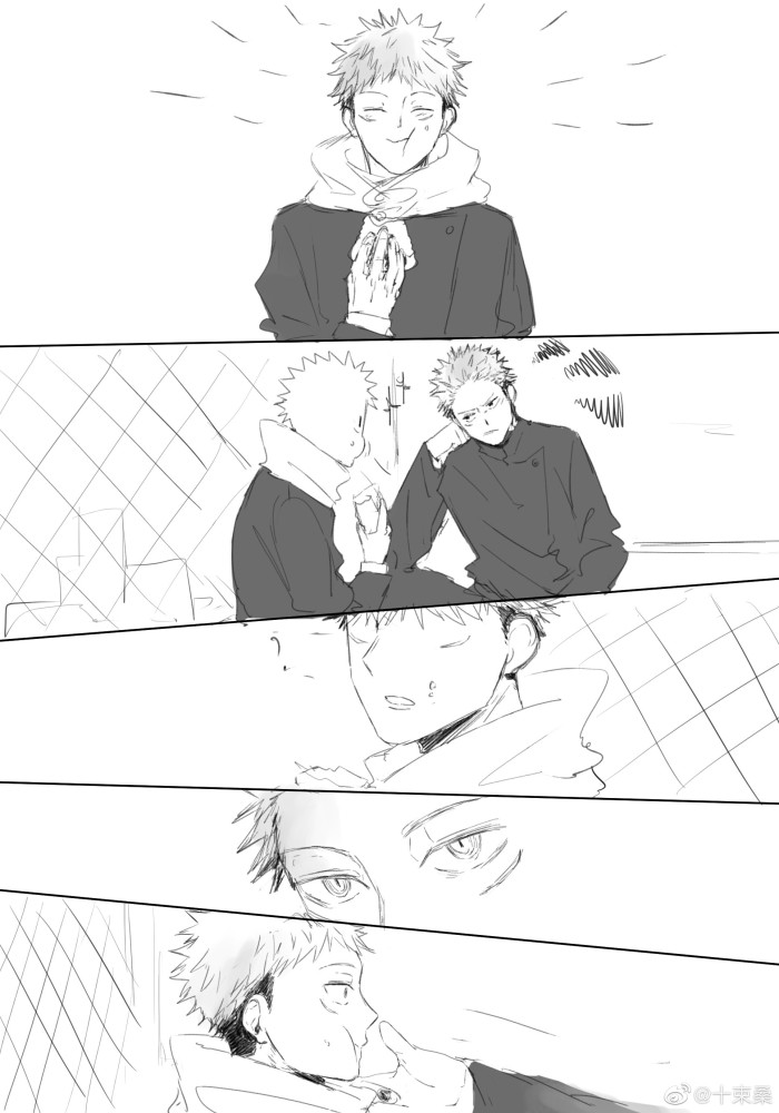 咒术回战#宿虎#五悠#左右为男什么的太可爱了_腾讯新闻