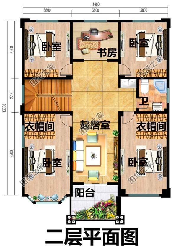 三間三層樓房設計圖佈局實用看完絕對心動