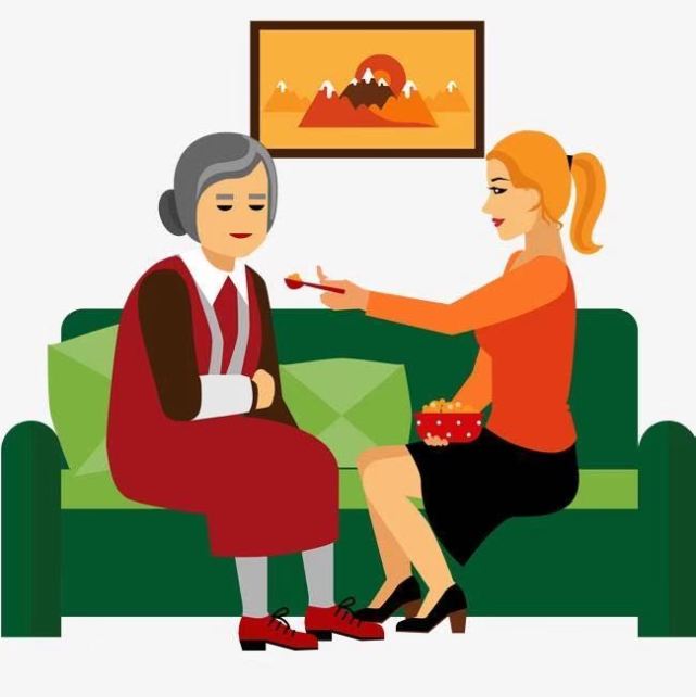 我在闲的时候也会陪老人聊聊天,但毕竟是保姆,彼此之间终究是不会交心