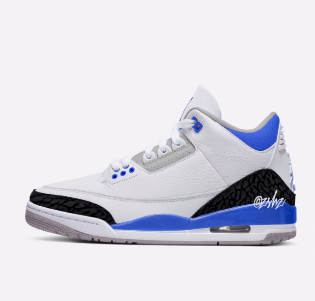 aj3多款配色来袭脏粉美如画蓝色酷似小闪电酷灰og范儿