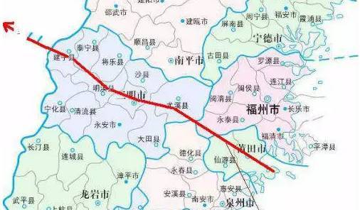 莆炎高速福建境内地图图片