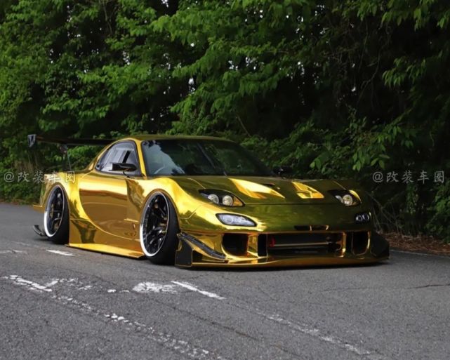 转子引擎rx7全身涂装电镀金还会瞧不起开马自达塞车的人吗 引擎 Rx7 马自达 马自达rx 7