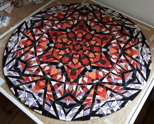 马赛克瓷砖拼接艺术欣赏