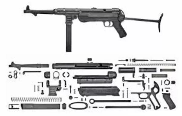 二战德军的mp40冲锋枪性能中庸但却广受好评