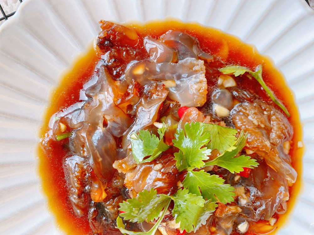 年夜饭凉拌菜之凉拌海蜇头,掌握3点,海蜇酸辣脆爽可口,不发腥_腾讯