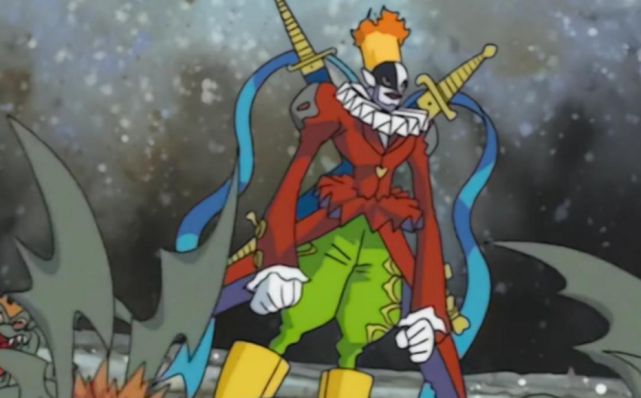 数码宝贝:小丑皇最耻辱的战斗,被幼年阿卡迪兽一招击败