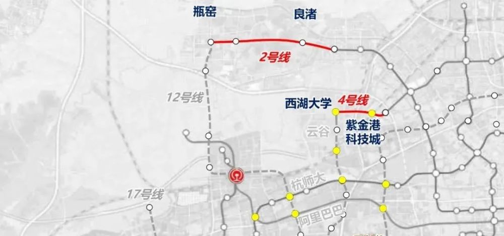 官宣杭州地铁四期规划环评开始公示经老余杭闲林五常具体路线公布5号