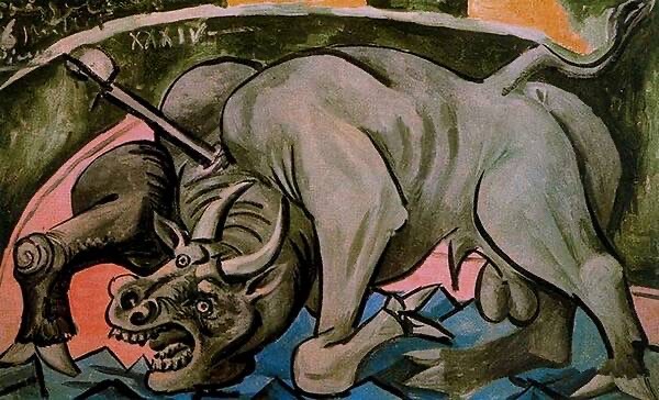 中外艺术家笔下的各种牛都在这里吃草|韩滉|毕加索|梵高|齐白石|五牛