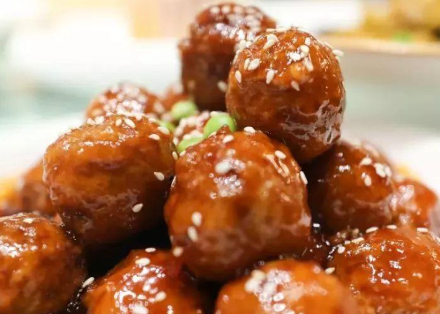 孩子爱吃的糖醋肉圆,酸甜营养,美味解馋,吃一次念念不忘