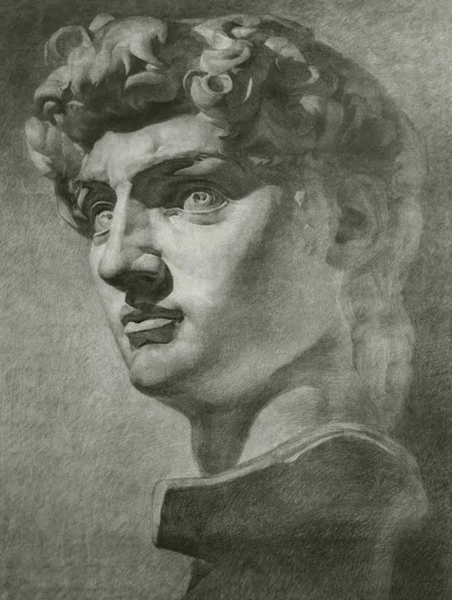 大卫石膏像素描精选