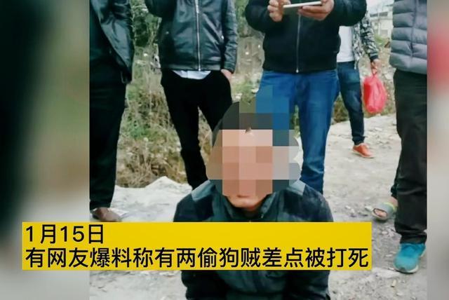 偷狗贼进村毒杀几十条狗,愤怒村民抓住两人暴打,一人病危