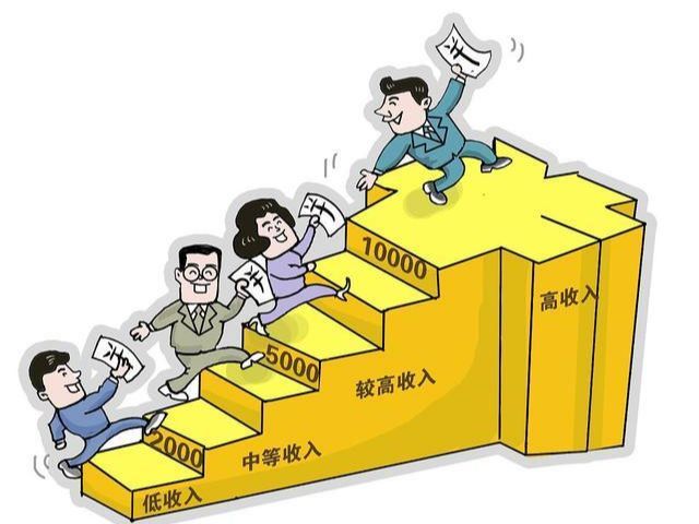 中国家庭各阶层人均月收入分布情况八成以上月收入不足5000元