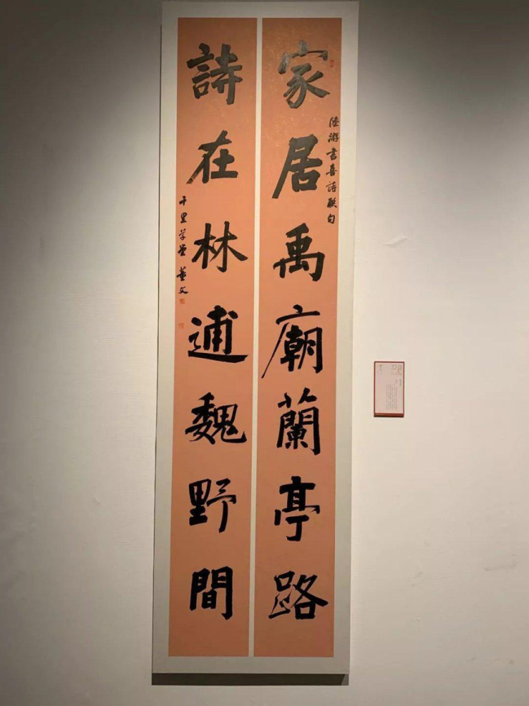 这些国展获奖的大字作品好似大门楼子的对联是符合当下审美