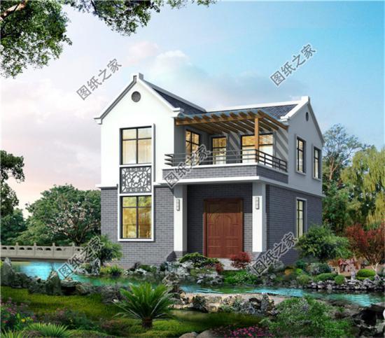 80平方二层楼房设计图空间利用率极高建一栋住着舒适