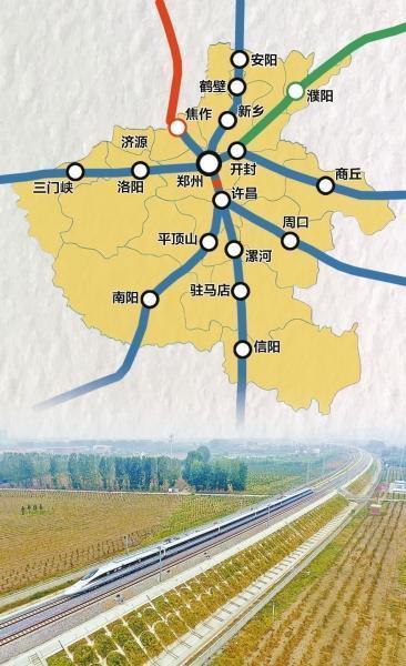 河南铁路线分布图图片