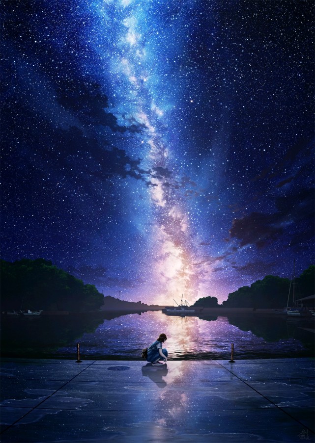 第3期 唯美二次元星空壁纸 二次元 星空 壁纸