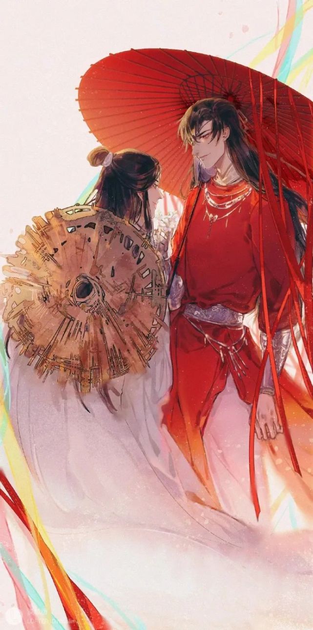 天官赐福插画花怜把我当成你活下去的理由