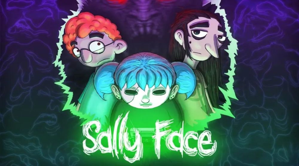 sally摘下面具图片