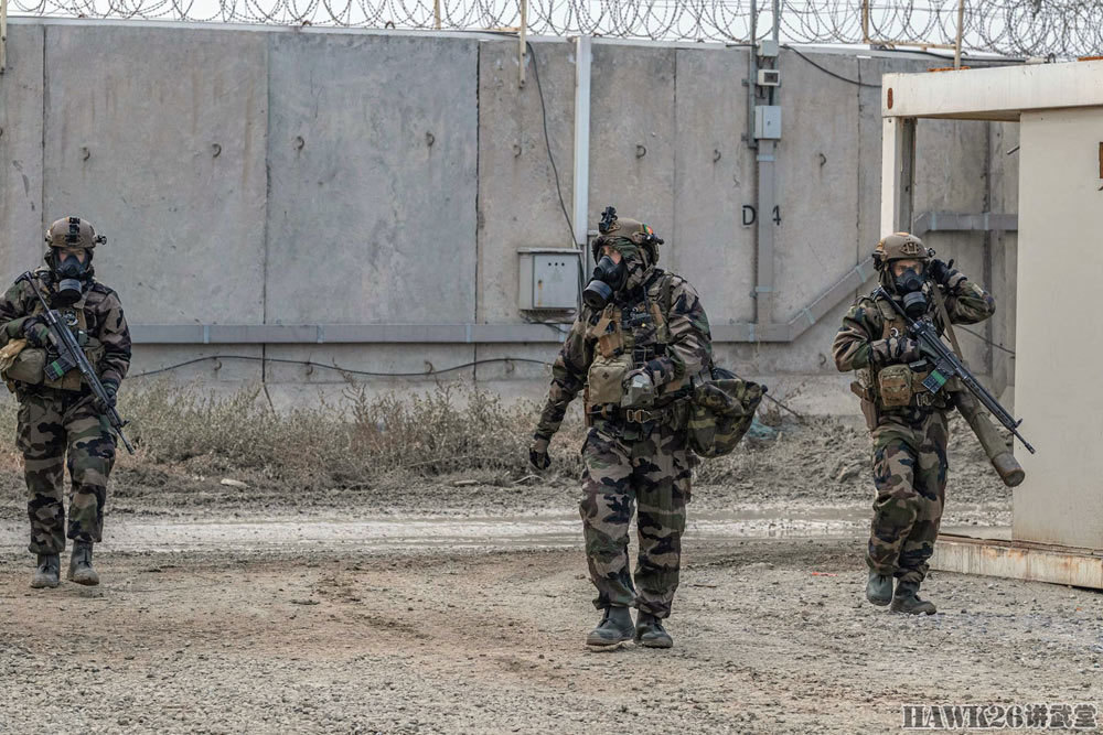 驻阿富汗的葡萄牙快速反应部队 核生化防护演习 模拟遭遇恐怖袭击_腾