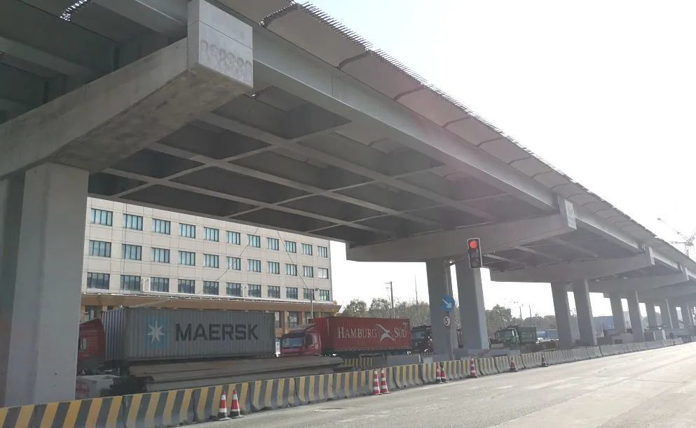 大变样军工路快速路雏形初现