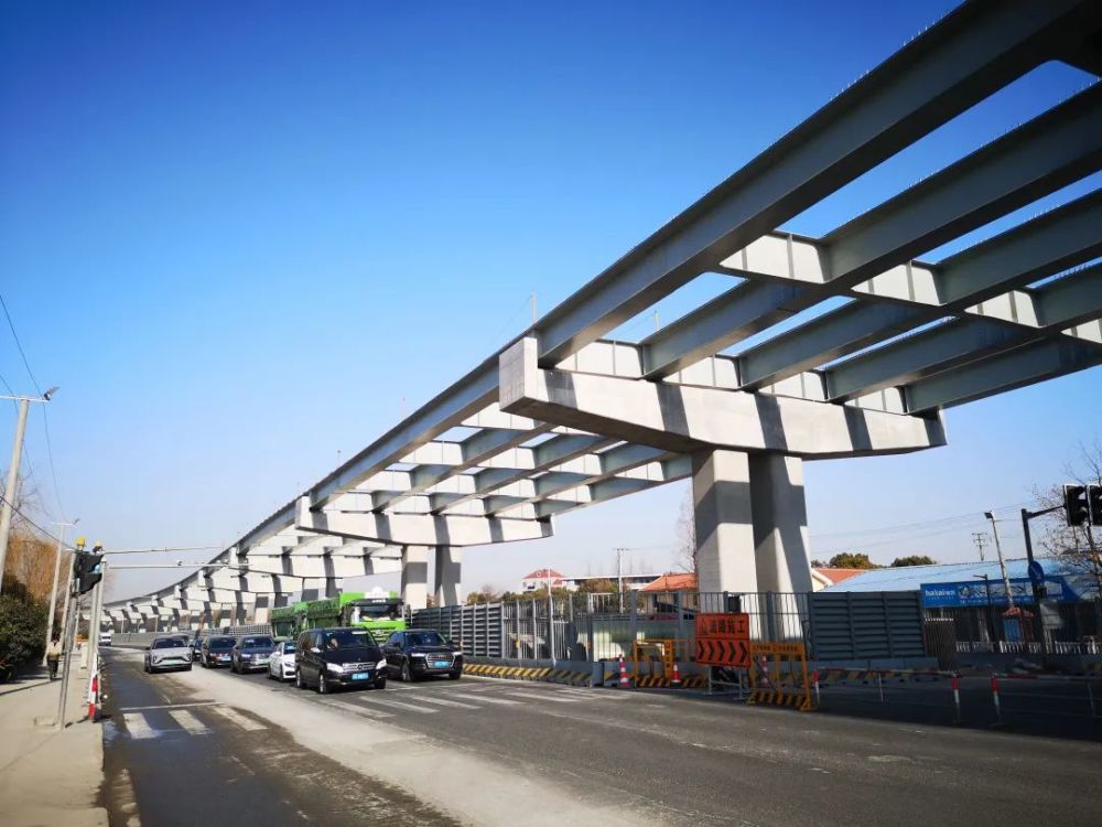 大变样军工路快速路雏形初现