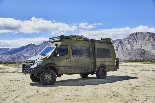 酷车赏奔驰凌特改装车一次说走就走能拉一车人的去野利器