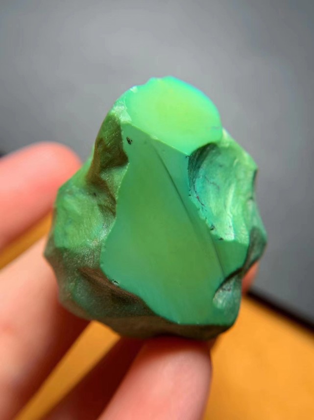 来看看郧西菜籽黄绿松石加工全过程，定制款