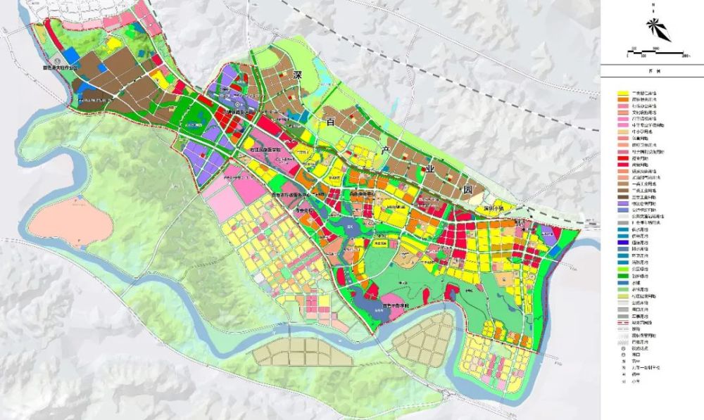 百东新区控制性详细计划01现在共修建百色大道等核心区路网约100