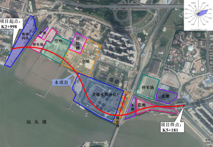 珠港新城业主有福了汕头龙珠水质净化厂近期将搬迁
