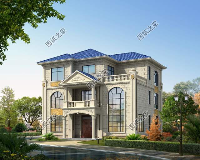 农村三层带罗马柱的房屋图片,准备在农村建房的有福了,建房参考_腾讯
