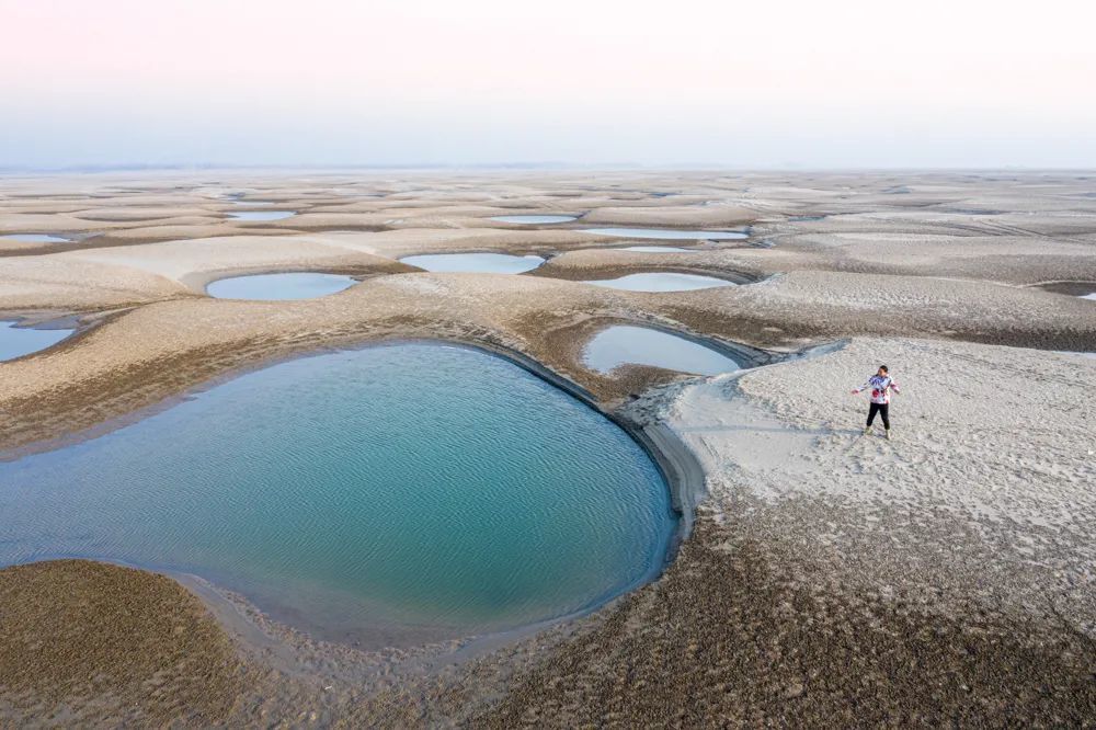 罗霍洲江滩,网红打卡地