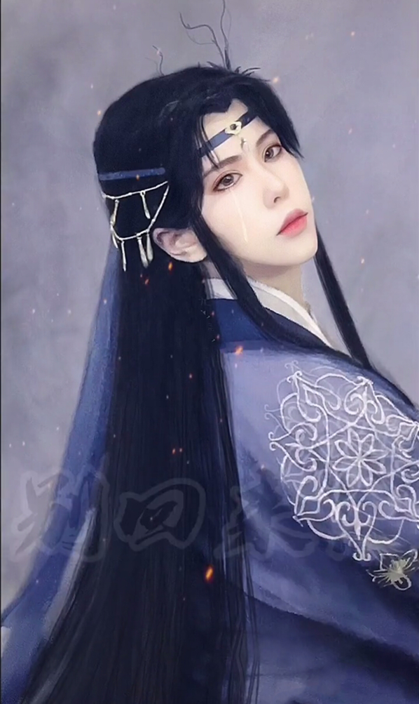 三个版本师昧cos!白月光清纯,瞎眼楚楚可怜,华碧楠邪性霸气