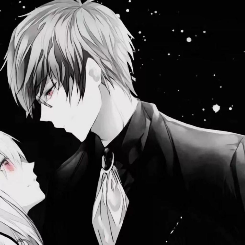 动漫情头甜酷boysgirls都会用的黑白头像你确定不用起来嘛