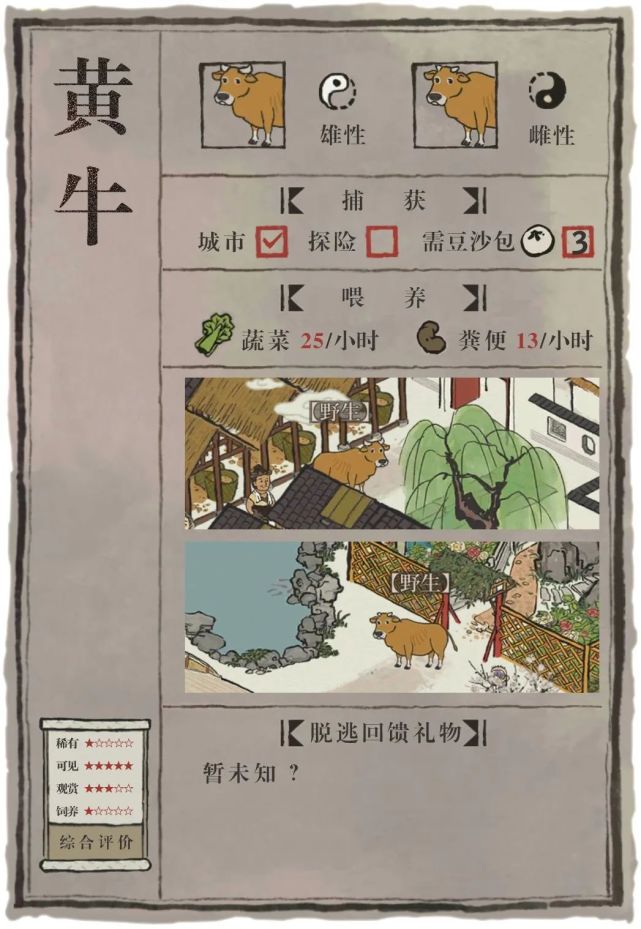 《江南百景图》小动物图谱|攻略