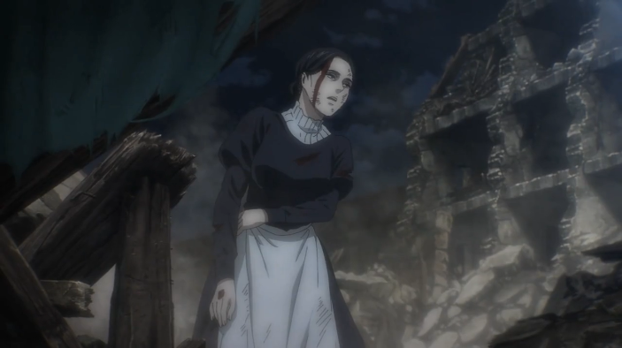 这一代的战锤巨人是威利的妹妹,拉拉·戴巴;她算是亲眼看到威利被艾伦