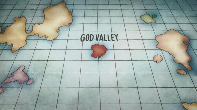 神之国是动画里新出现的岛屿,它是38年前洛克斯海贼团被击败的地方.