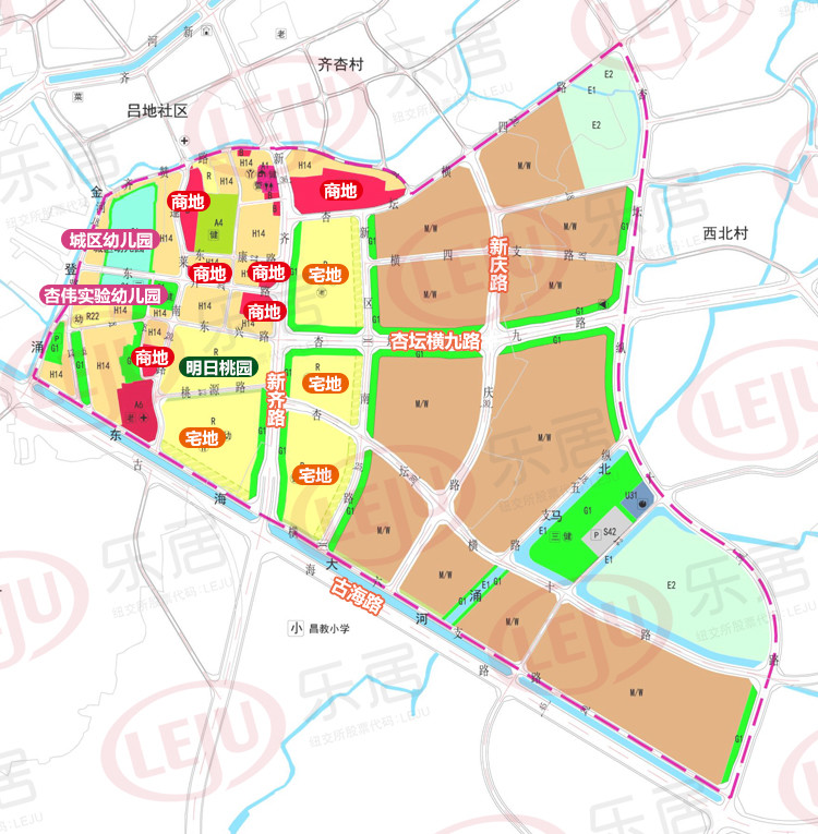 工業地塊規劃方面,2020年11月9日,杏壇鎮呂地,昌教,西北三個村居徵地