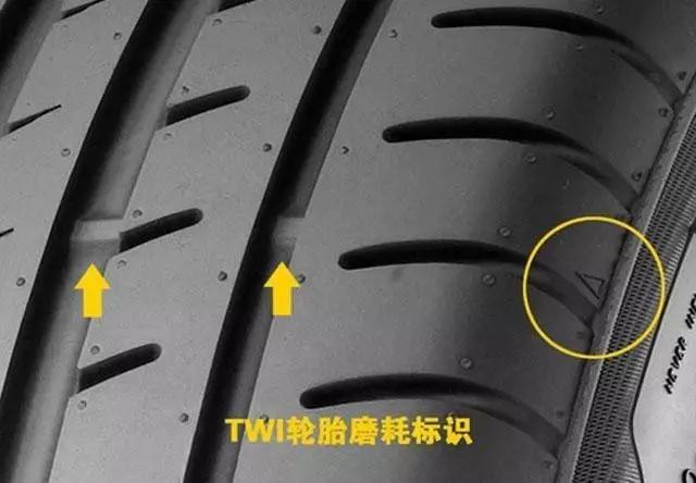轮胎磨损指示器图片