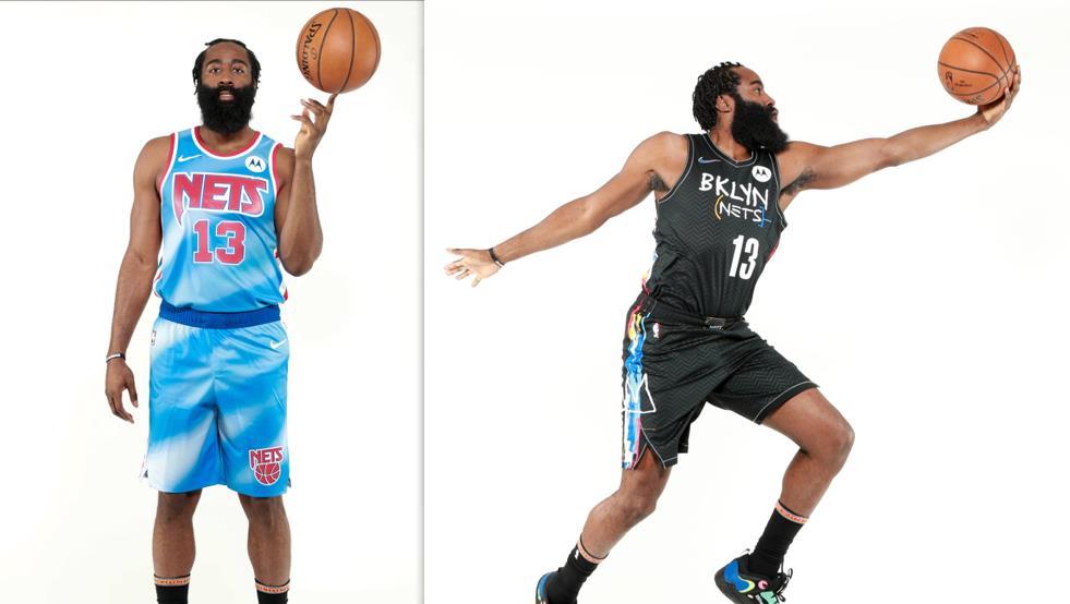 哈登篮网定妆照出炉身披13号满脸笑容坐豪车抵达球馆